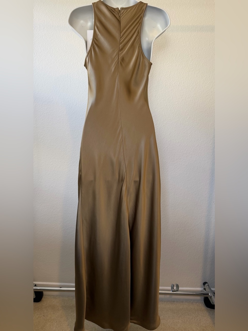 & Other Stories NWT Satin Slip Midi Dress Size 6 - Picture 3 of 15